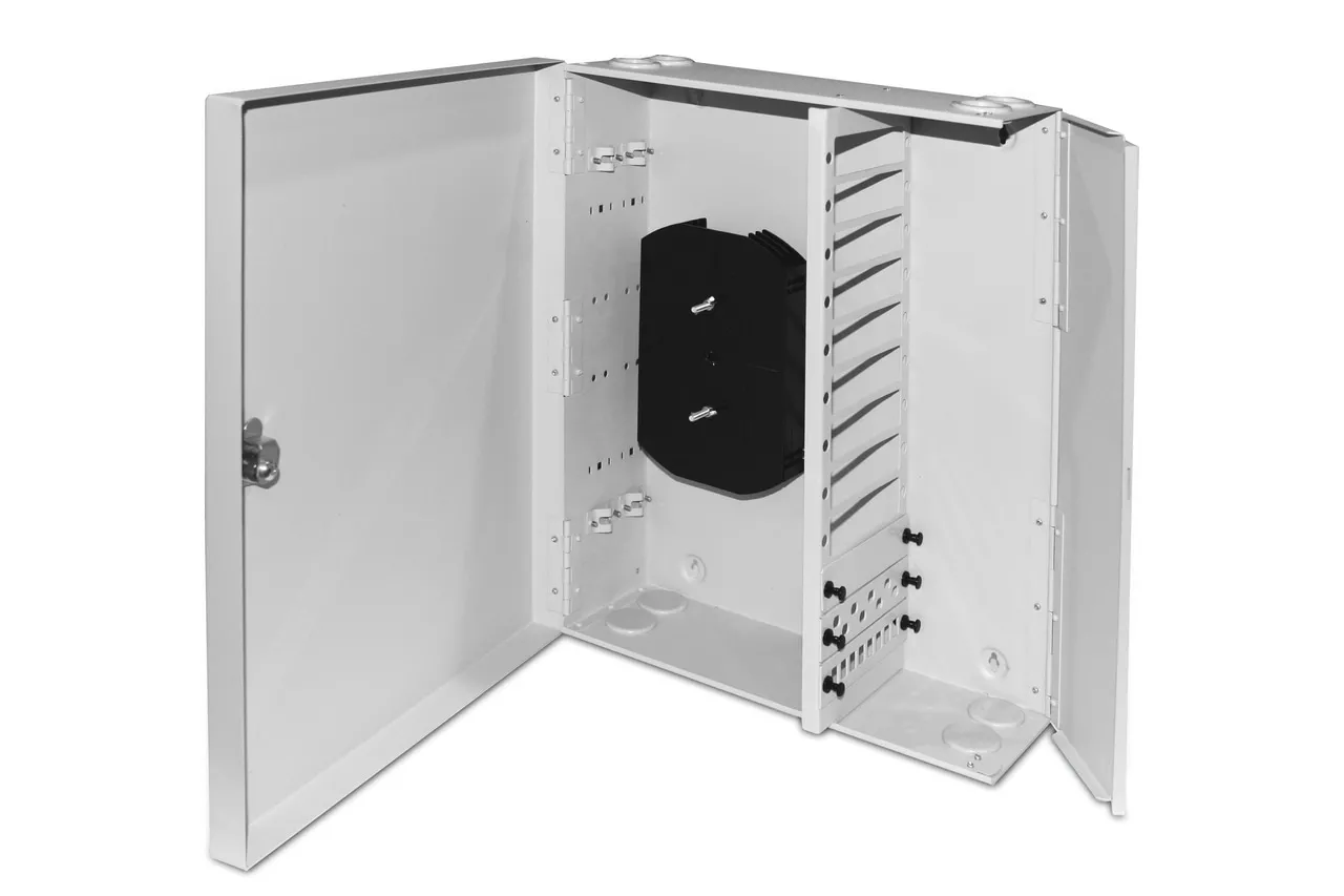 Hyperline FO-WBX-12xSLT-W140H42-96UN-GY