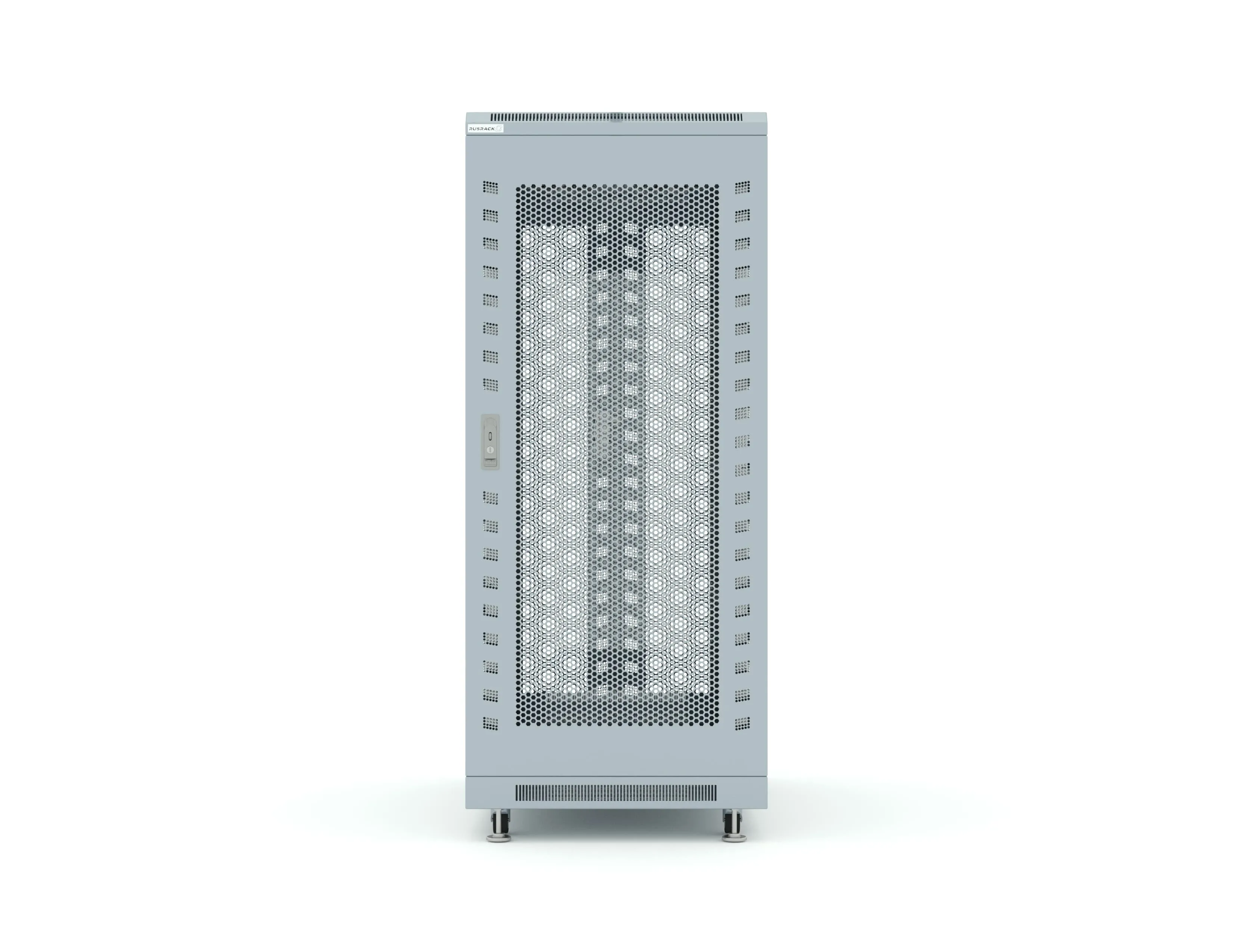 RUSRACK 27U 600х1000, перф. дверь RUSRACK 27U 600х1000, перф. дверь