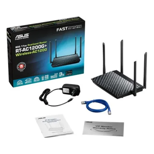 Маршрутизатор для дома Asus RT-AC1200G Plus 90IG0241-BM3000 Маршрутизатор для дома Asus RT-AC1200G Plus 90IG0241-BM3000