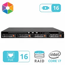 Цифровой видеорегистратор Ipdrom axxon next nvr hub annp h16i7 a00h p16