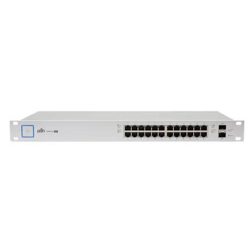 Коммутатор Ubiquiti  US-24-500W (1000 Base-TX (1000 мбит/с), 2 SFP порта)