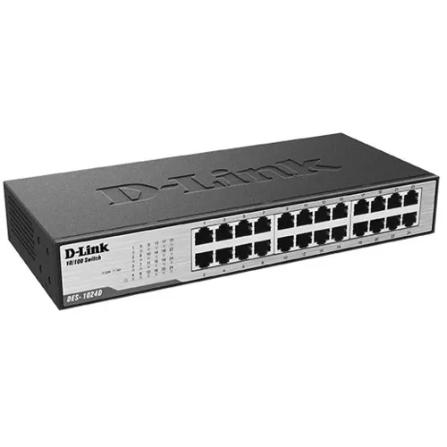 Коммутатор D-link DES-1024D/G1A (100 Base-TX (100 мбит/с), Без SFP портов)