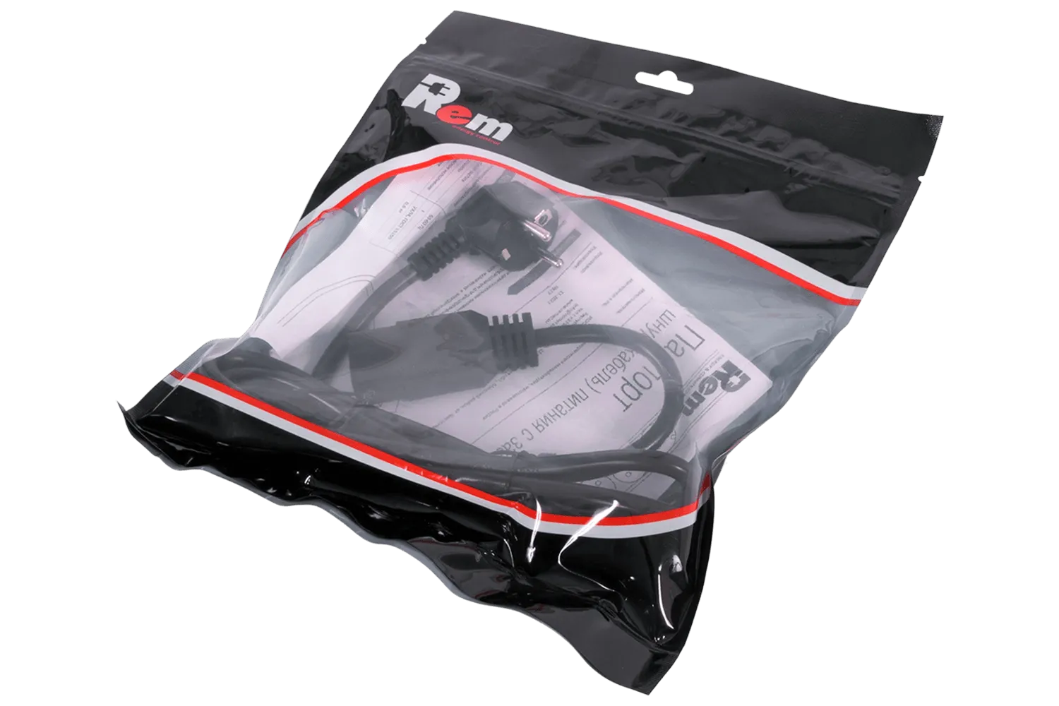 Шнур питания с заземлением IEC 60320 C19/Schuko, 16 А / 250 В (3 × 1,5), длина 1,8 м