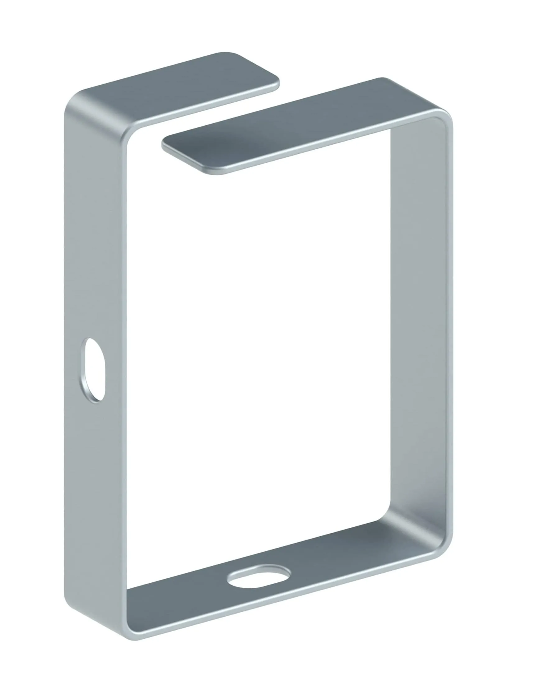 Кабельный организатор кольцо, 90х65 мм, серый RUSRACK 