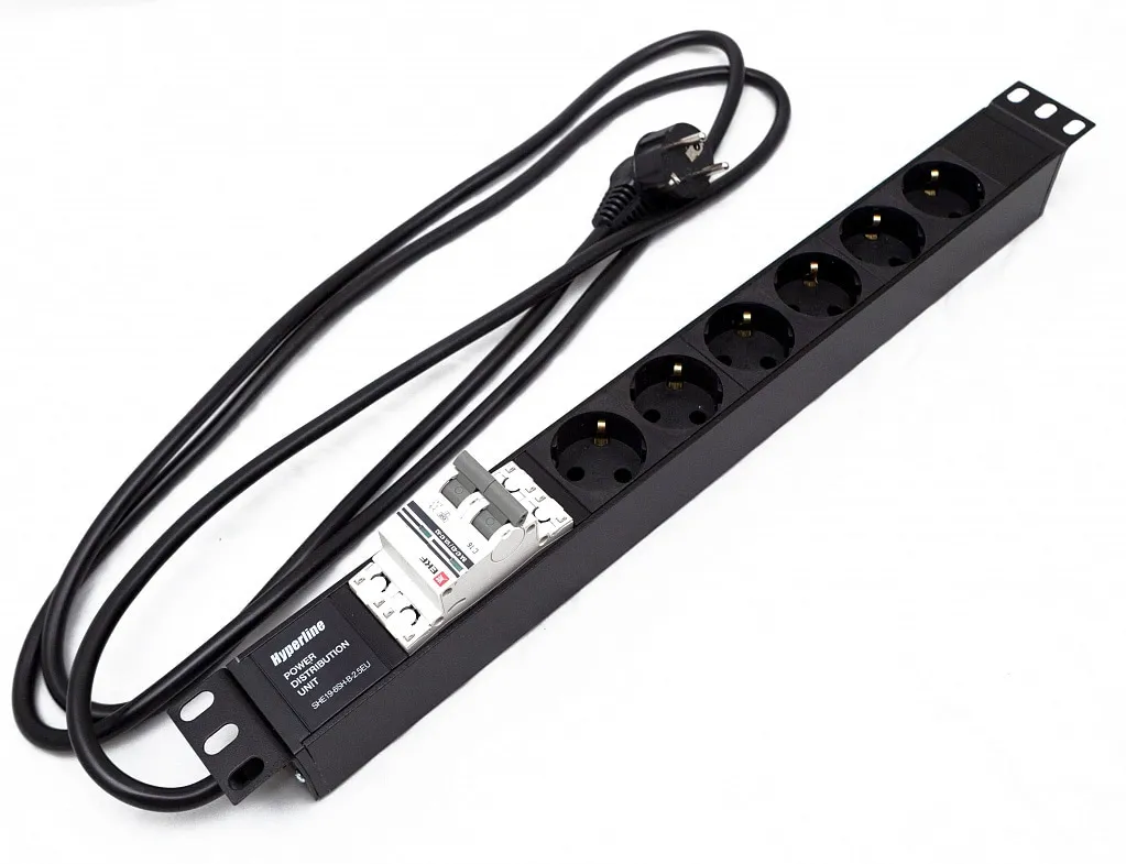 Hyperline SHE19-6SH-B-2.5EU