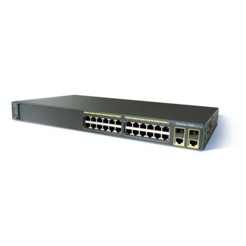 Коммутатор Cisco Catalyst 2960 Plus WS-C2960+24PC-S (100 Base-TX (100 мбит/с)) Коммутатор Cisco Catalyst 2960 Plus WS-C2960+24PC-S (100 Base-TX (100 мбит/с))