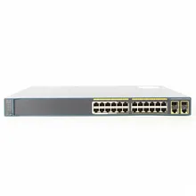 Коммутатор Cisco Catalyst 2960-Plus WS-C2960+24LC-L (100 Base-TX (100 мбит/с), 2 SFP порта)