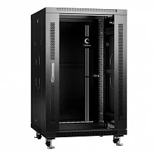 Шкаф телекоммуникационный напольный Cabeus SH-05C-18U60/80-BK 19" 18U 600x800мм