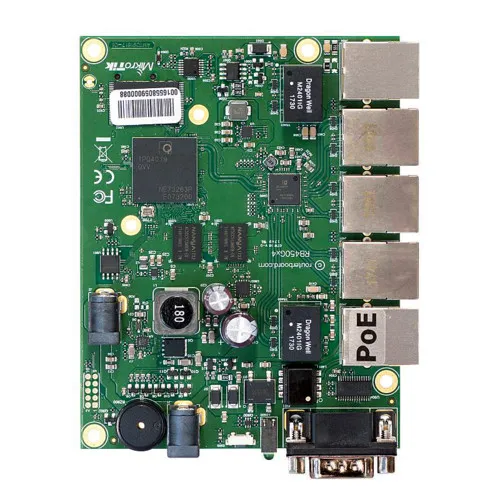 Маршрутизатор Mikrotik RB450Gx4 (10/100/1000 Base-TX (1000 мбит/с)) Маршрутизатор Mikrotik RB450Gx4 (10/100/1000 Base-TX (1000 мбит/с))