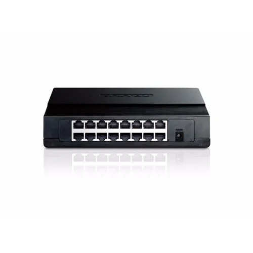 Коммутатор TP-Link TL-SF1016D (100 Base-TX (100 мбит/с), Без SFP портов)