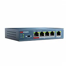 Коммутатор HiLook L2, Unmanaged NS-0105P-35 (100 Base-TX (100 мбит/с), Без SFP портов)