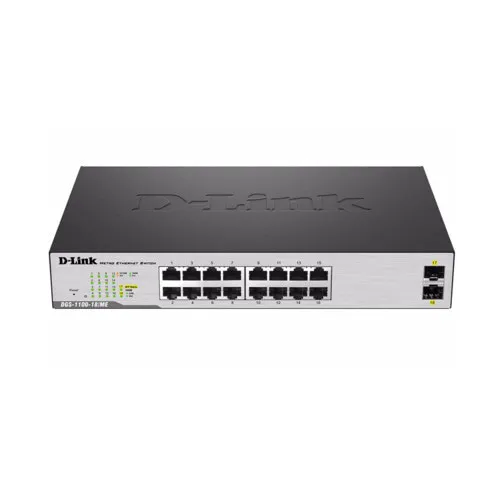 Коммутатор D-link DGS-1100-18/ME/B2A (1000 Base-TX (1000 мбит/с)) Коммутатор D-link DGS-1100-18/ME/B2A (1000 Base-TX (1000 мбит/с))