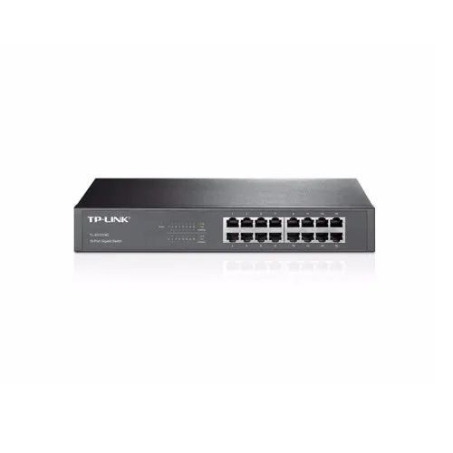 Коммутатор TP-Link TL-SG1016D (1000 Base-TX (1000 мбит/с), Без SFP портов)