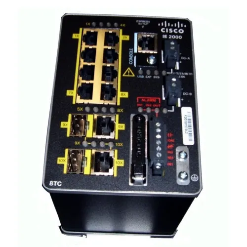 Коммутатор Cisco Industrial Ethernet 2000 IE-2000-8TC-G-B (100 Base-TX (100 мбит/с), Без SFP портов)