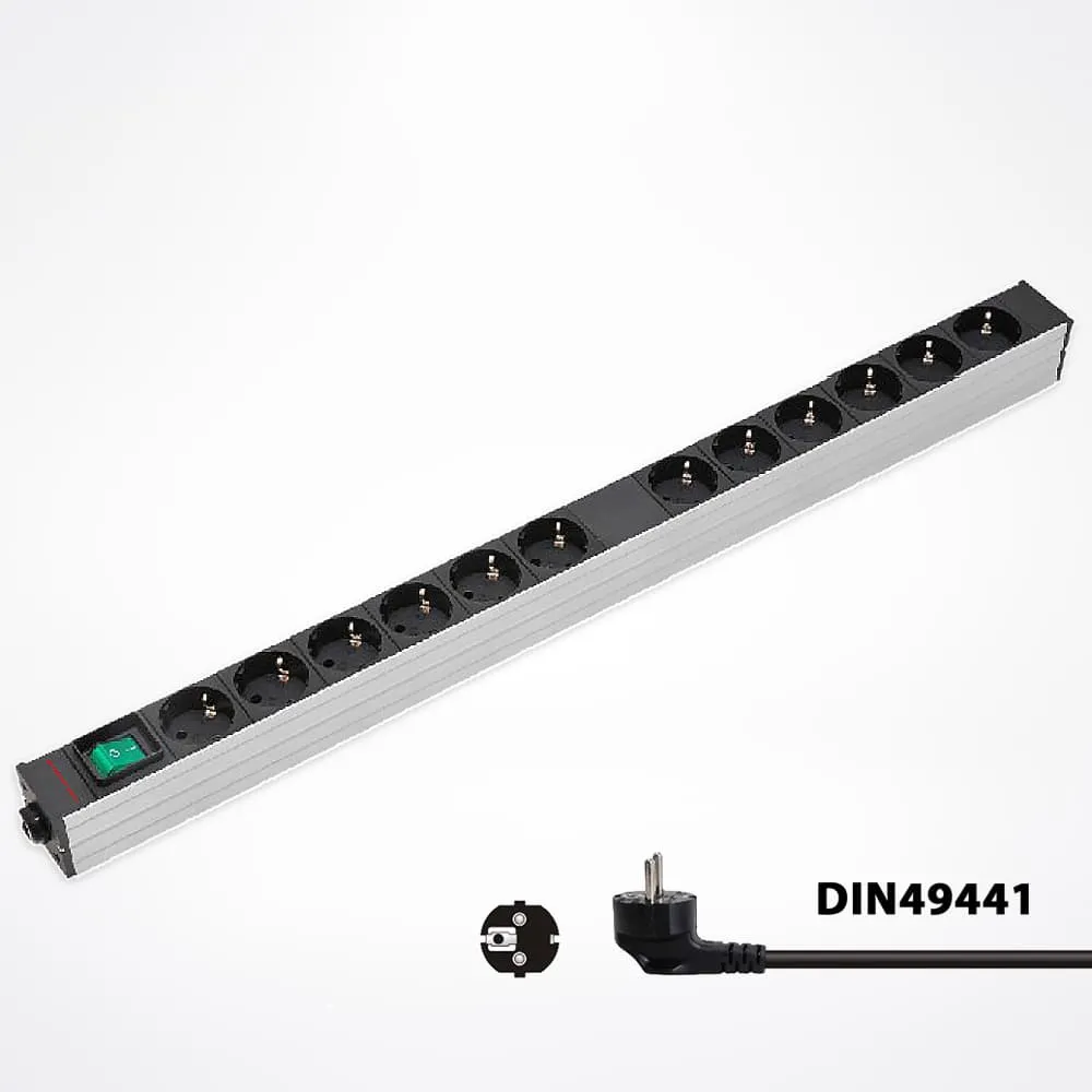 SYSMATRIX PD 1204.000 Блок розеток PDU 0U, 12 портов