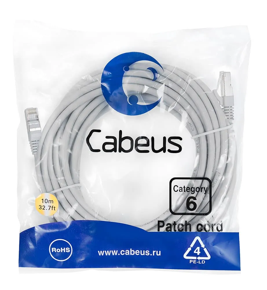 Cabeus PC-FTP-RJ45-Cat.6-10m-LSZH Cabeus PC-FTP-RJ45-Cat.6-10m-LSZH