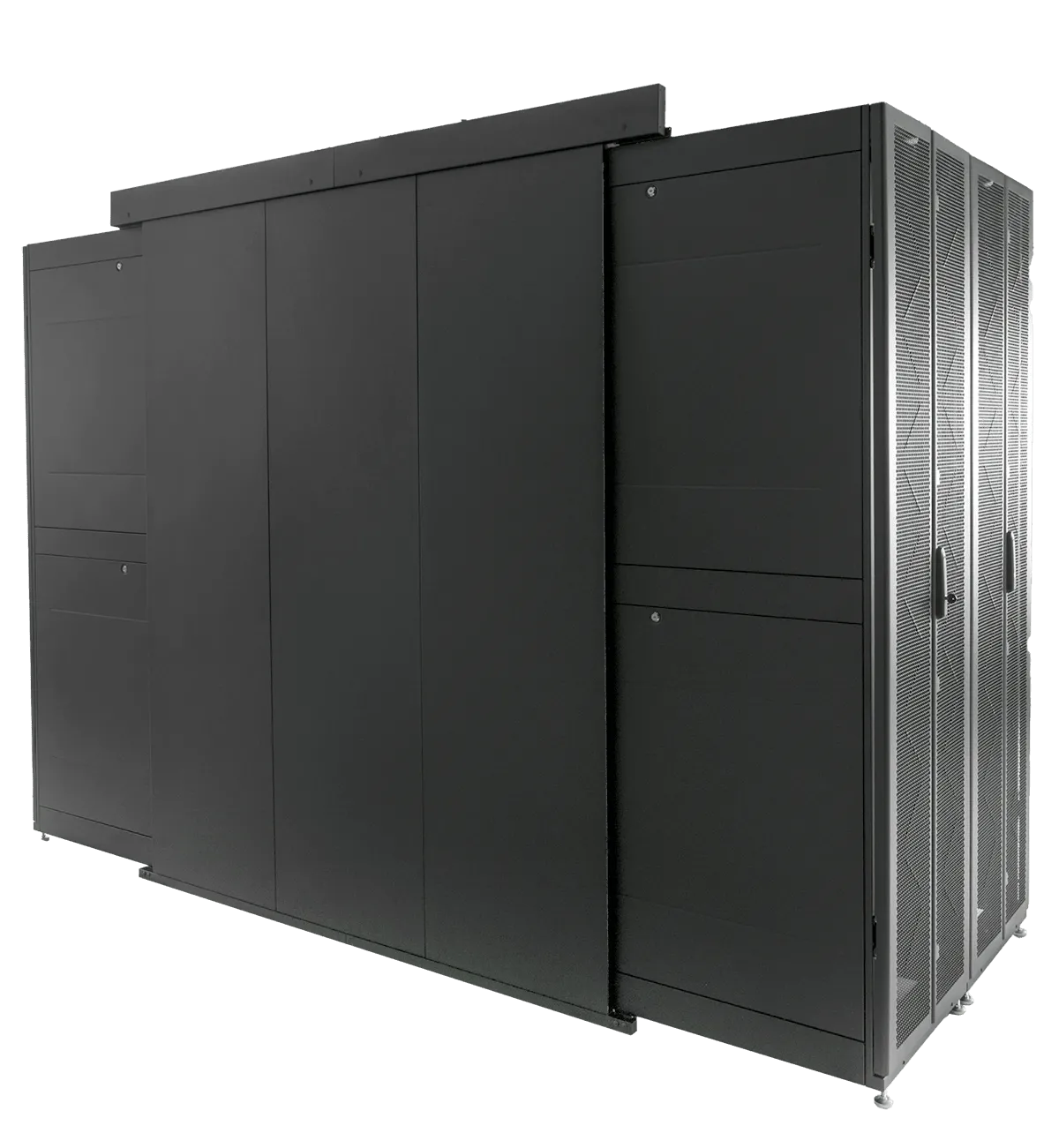 Панель торцевая 100 мм двухрядного прохода 1200 - 1500 мм для ЦОД-СП металл