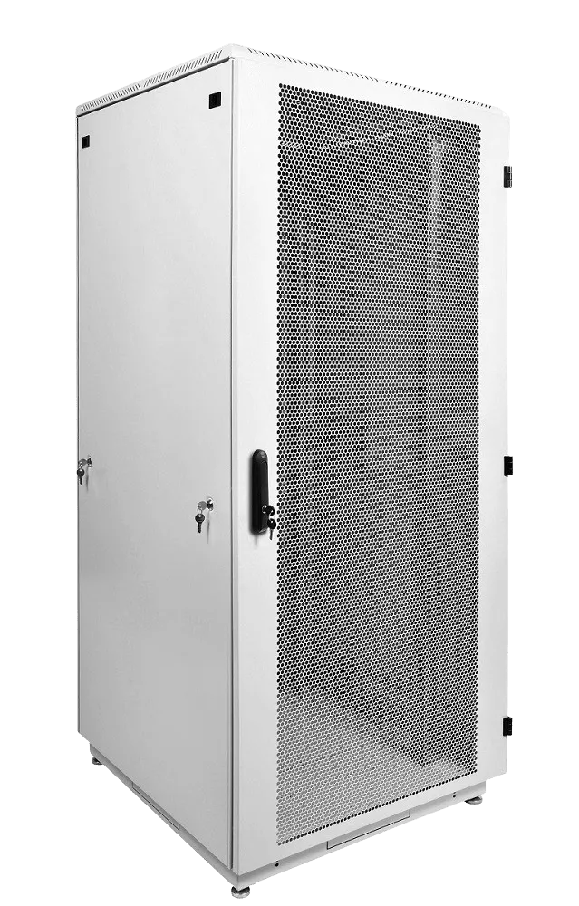 .Шкаф телекоммуникационный напольный 47U (800 × 800) дверь перфорированная