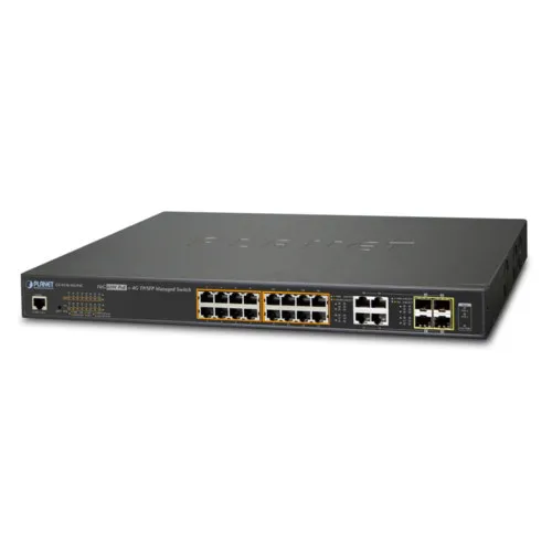 Коммутатор Planet GS-4210-16UP4C (1000 Base-TX (1000 мбит/с), 4 SFP порта) Коммутатор Planet GS-4210-16UP4C (1000 Base-TX (1000 мбит/с), 4 SFP порта)