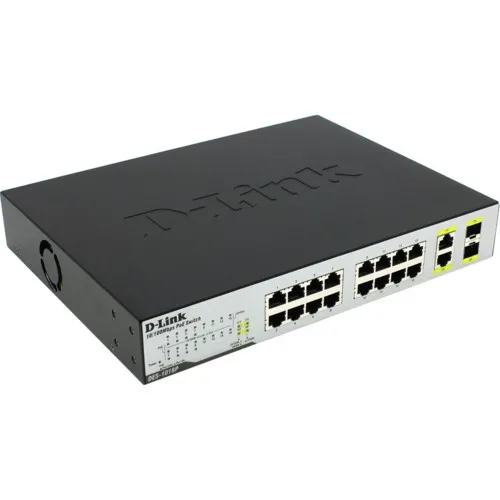 Коммутатор D-link DES-1018P A2A DES-1018P/A2A (100 Base-TX (100 мбит/с), Без SFP портов)