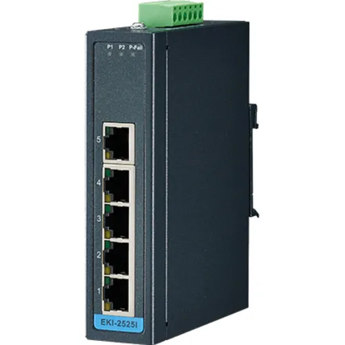 Коммутатор ADVANTECH EKI-2525I-BE (100 Base-TX (100 мбит/с), Без SFP портов) Коммутатор ADVANTECH EKI-2525I-BE (100 Base-TX (100 мбит/с), Без SFP портов)