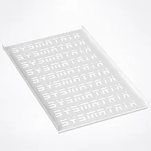 SYSMATRIX SH 6002.700 Полка 19" стационарная перфорированная глубиной 420 мм для напольных и настенных шкафов глубиной 600 мм, цвет серый (RAL 7035)