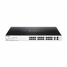 Коммутатор D-link DGS-1100-26MPP (1000 Base-TX (1000 мбит/с), 2 SFP порта)