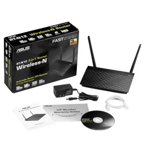 Маршрутизатор для дома Asus RT-N12_vP RT-N12_vP (RU)