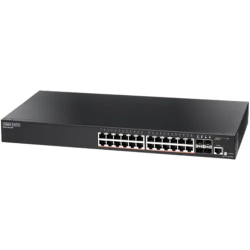 Коммутатор Edge-corE ECS2100-28PP (1000 Base-TX (1000 мбит/с), 4 SFP порта) Коммутатор Edge-corE ECS2100-28PP (1000 Base-TX (1000 мбит/с), 4 SFP порта)