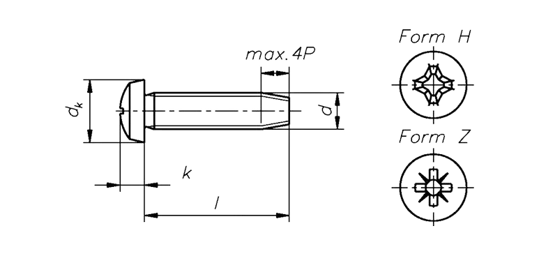 Винт самонарезающий М5, 500 шт.