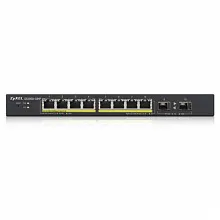Коммутатор Zyxel GS1900-10HP (1000 Base-TX (1000 мбит/с), Без SFP портов)