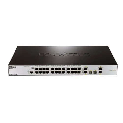 Коммутатор D-link DES-3200-28P DES-3200-28P/C1A (100 Base-TX (100 мбит/с), 2 SFP порта)
