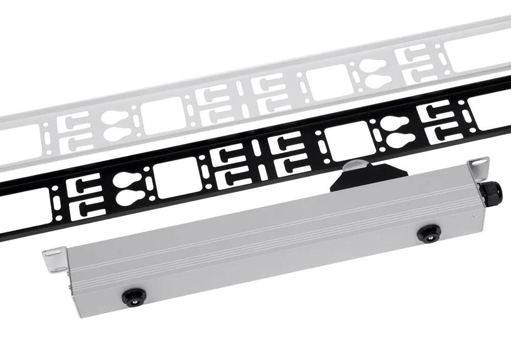 Вертикальный кабельный органайзер в шкаф, ширина 150 мм 20U, цвет черный