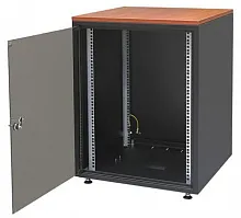 Шкаф телекоммуникационный напольный ZPAS WZ-4318-01-02-161 19" 12U 600x400x604мм