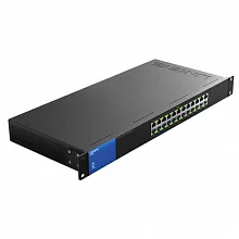 Коммутатор Linksys LGS124P-eu (1000 Base-TX (1000 мбит/с), Без SFP портов)