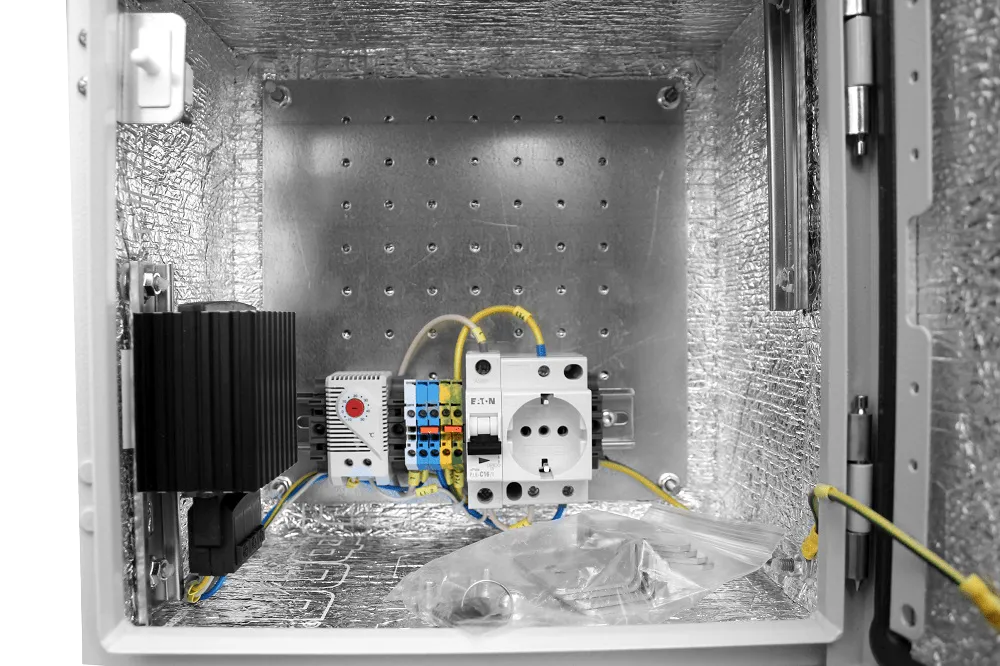 Шкаф ЭКОНОМ уличный всепогодный настенный укомплектованный (В300 × Ш300 × Г210),комплектация T2-IP66