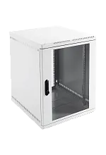 Шкаф телекоммуникационный настенный 12U (600 × 480) дверь стекло