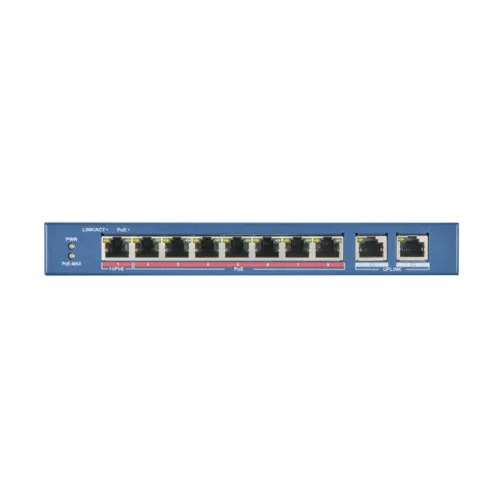 Коммутатор Hikvision DS-3E0310HP-E (100 Base-TX (100 мбит/с), Без SFP портов)