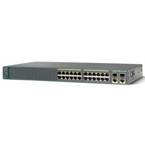 Коммутатор Cisco Catalyst 2960 Plus WS-C2960+24TC-L (100 Base-TX (100 мбит/с), 2 SFP порта)