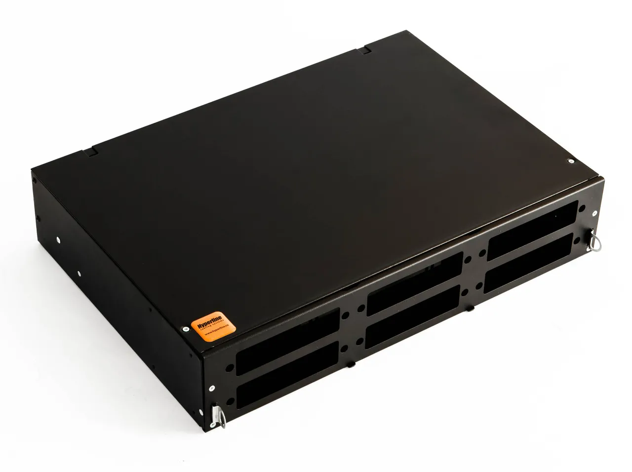 Hyperline FO-19V-2U-6xSLT-W130H30-48UN-BK