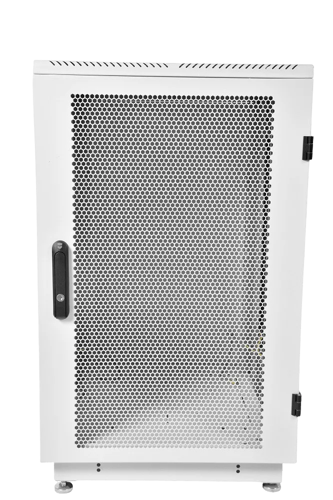 Шкаф серверный напольный 22U (600 × 800) дверь перфорированная 2 шт.