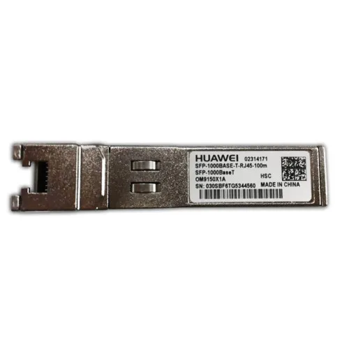 Модуль Huawei Electrical Transceiver, SFP, GE (100 m, RJ45) 02314171 (SFP модуль) Модуль Huawei Electrical Transceiver, SFP, GE (100 m, RJ45) 02314171 (SFP модуль)