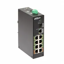 Коммутатор Dahua LR2110-8ET-120 DH-LR2110-8ET-120 (1000 Base-TX (1000 мбит/с), Без SFP портов)
