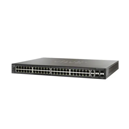 Коммутатор Cisco SG550X-48P-K9-EU (1000 Base-TX (1000 мбит/с), 2 SFP порта) Коммутатор Cisco SG550X-48P-K9-EU (1000 Base-TX (1000 мбит/с), 2 SFP порта)