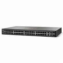 Коммутатор Cisco Small Business SF200-48 SLM248GT-EU (100 Base-TX (100 мбит/с), 2 SFP порта)