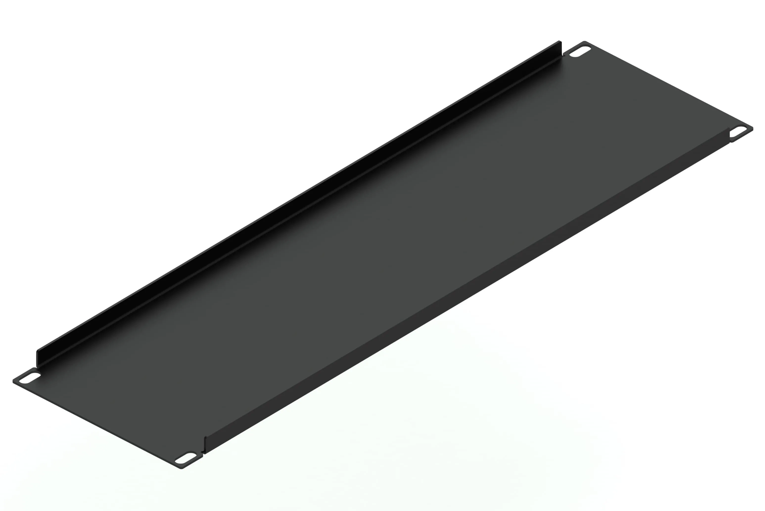 Заглушка 19" 3U, черная RUSRACK