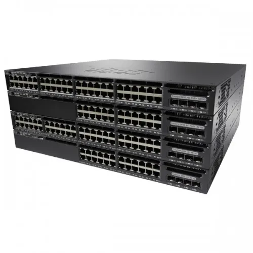 Коммутатор Cisco WS-C3650-48PS-E (1000 Base-TX (1000 мбит/с), Без SFP портов)
