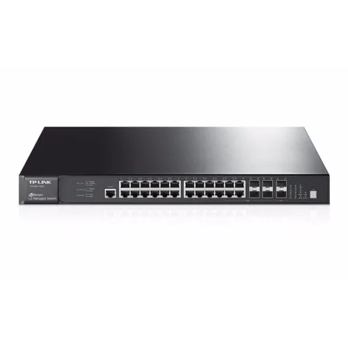 Коммутатор TP-Link T3700G-28TQ (1000 Base-TX (1000 мбит/с), 6 SFP портов)