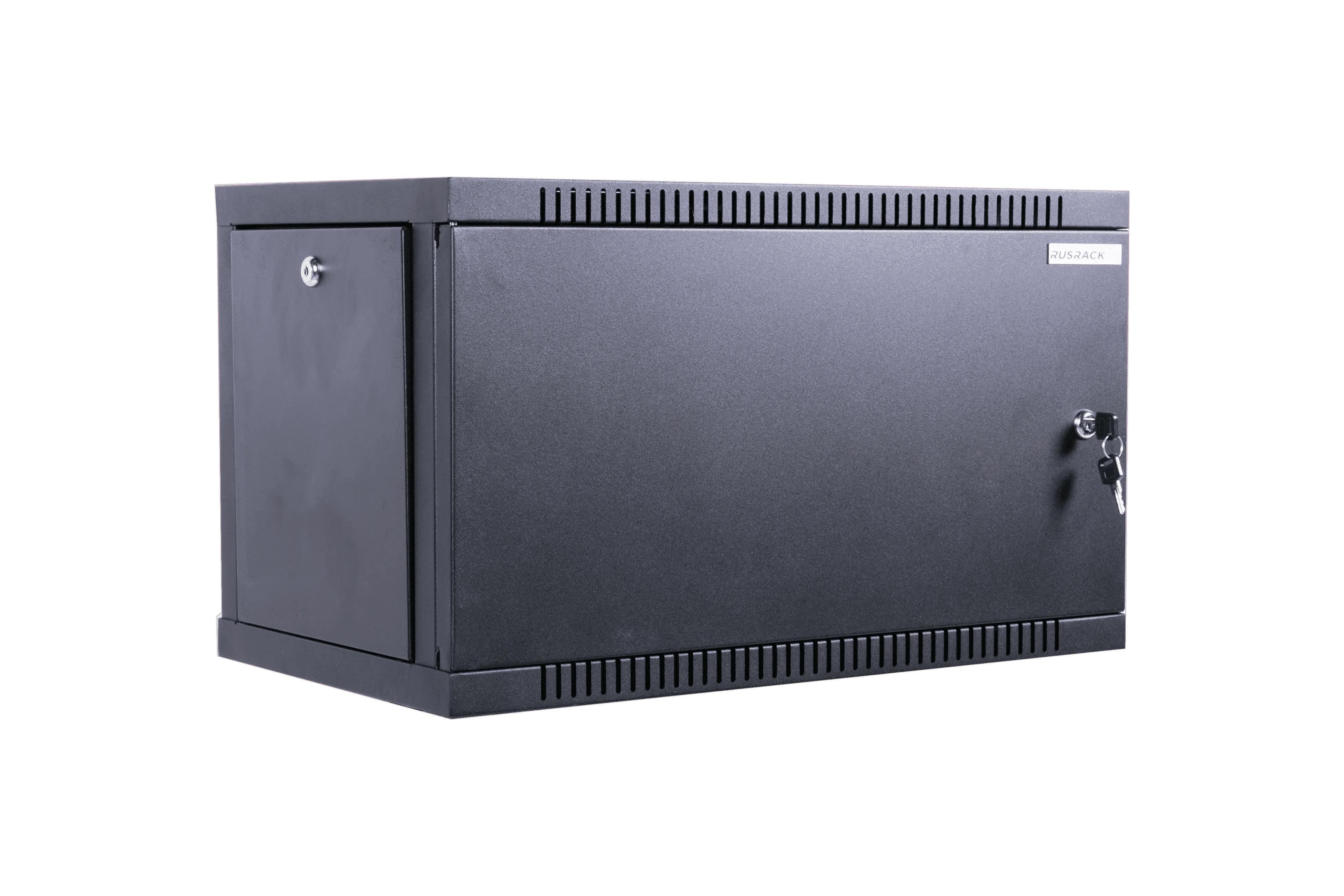 RUSRACK 6U 600х350, дверь металл, черный RUSRACK 6U 600х350, дверь металл, черный