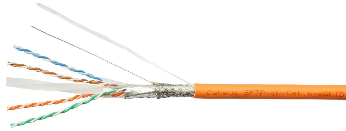 Cabeus SFTP-4P-Cat.6-SOLID-LSZH